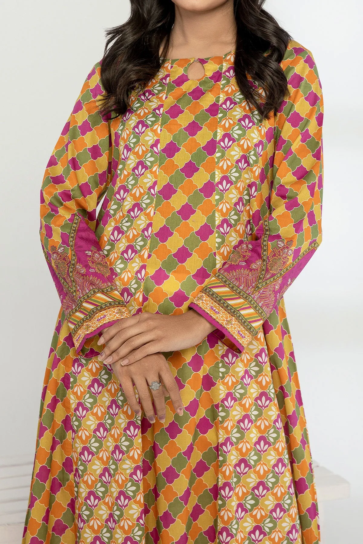 1 PIECE DIGITAL PRINT KURTI | DPCK-131