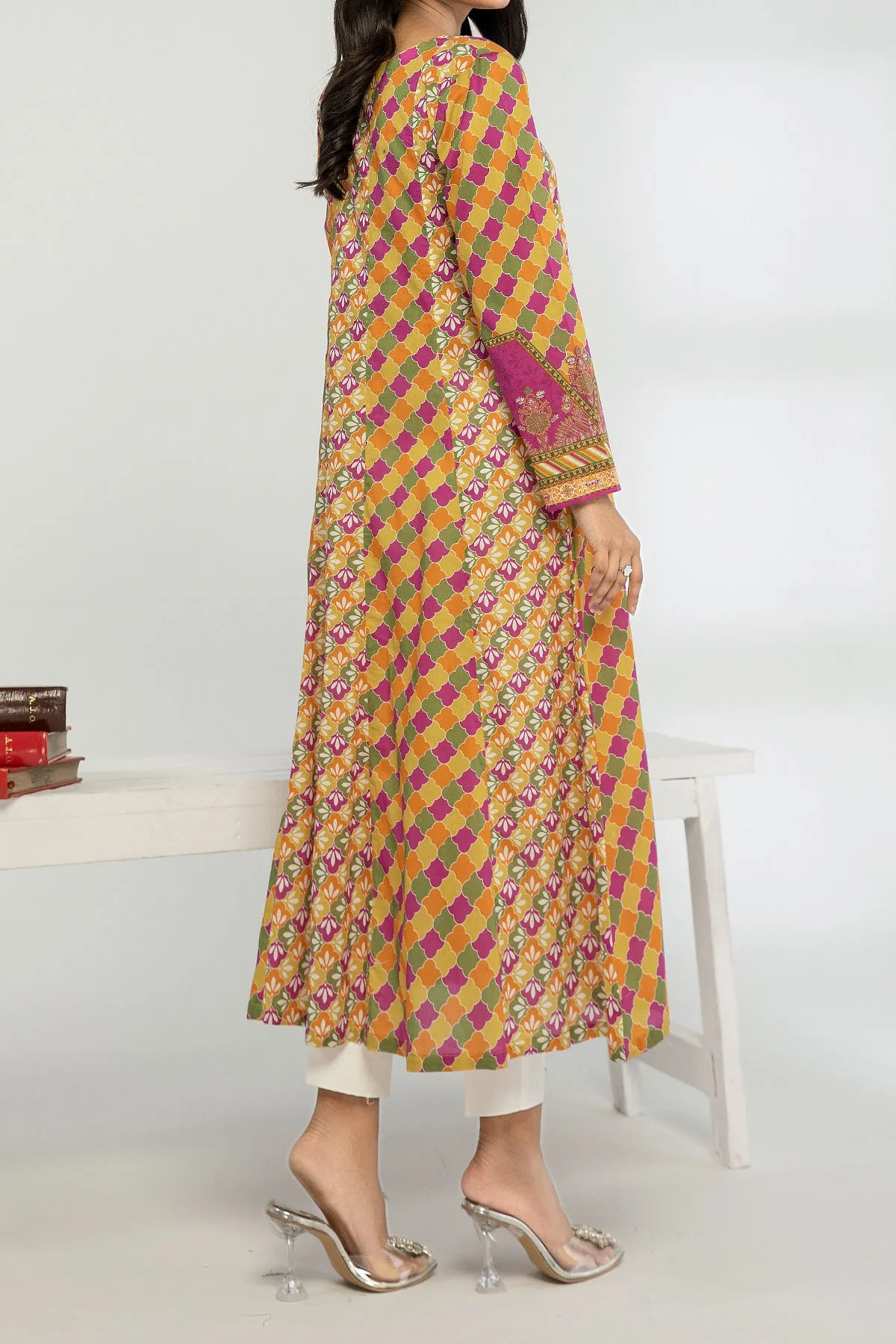 1 PIECE DIGITAL PRINT KURTI | DPCK-131