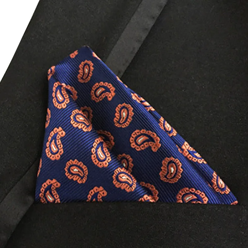 2-Piece Print Neckties and Pocket Square set