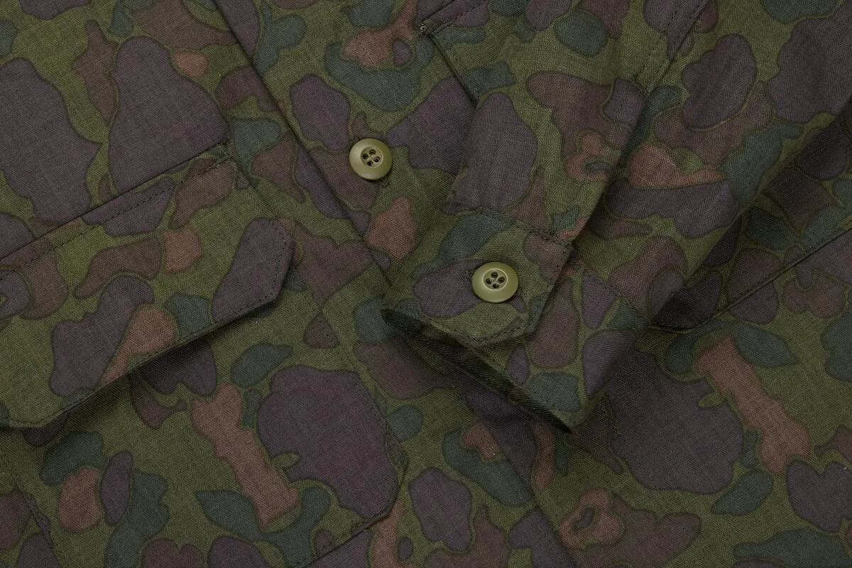 3sixteen - Officer Shirt Dark Frog Camo HBT