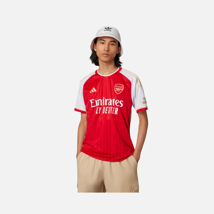 Adidas Arsenal 23/24 Home Men's Football Jersey -Better Scarlet/White