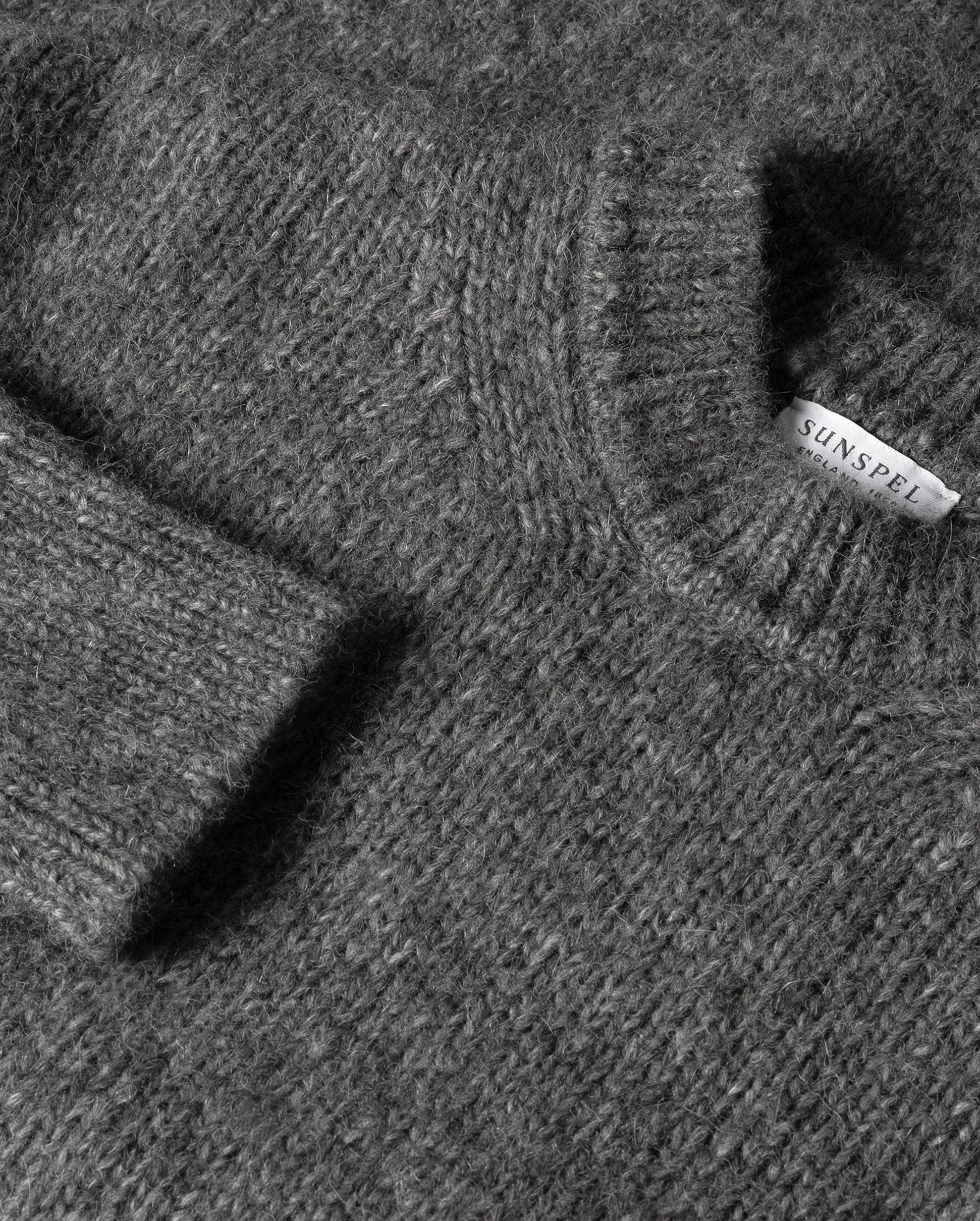 ALPACA BLEND JUMPER / CHARCOAL MELANGE