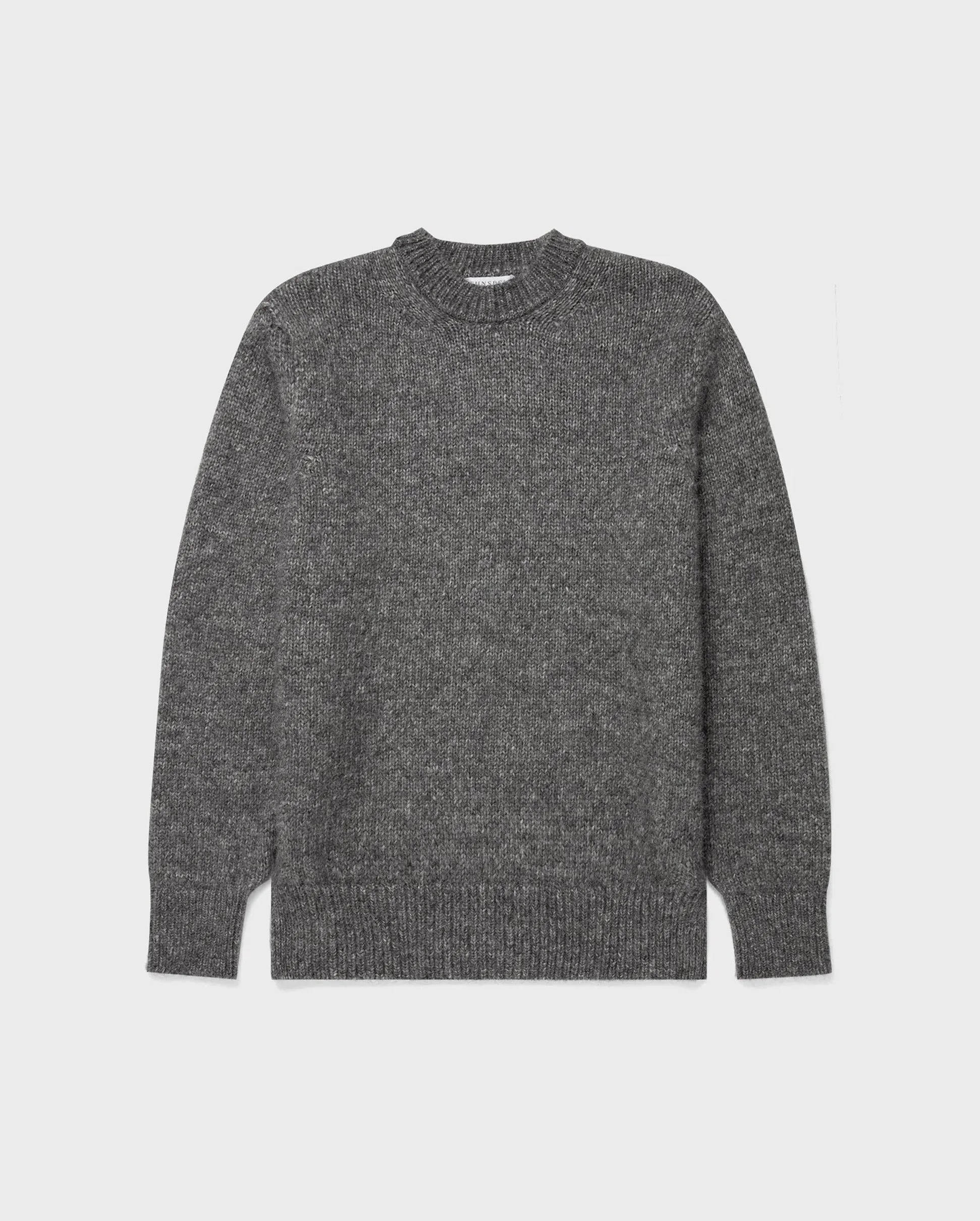 ALPACA BLEND JUMPER / CHARCOAL MELANGE