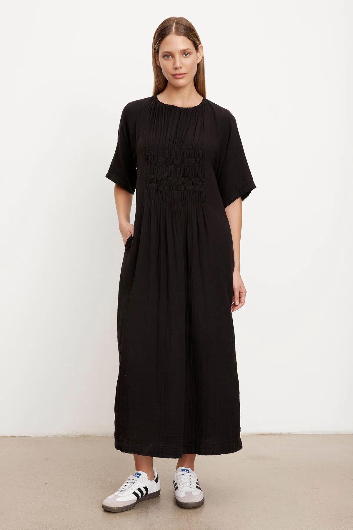 ASHLEIGH COTTON GAUZE MAXI DRESS