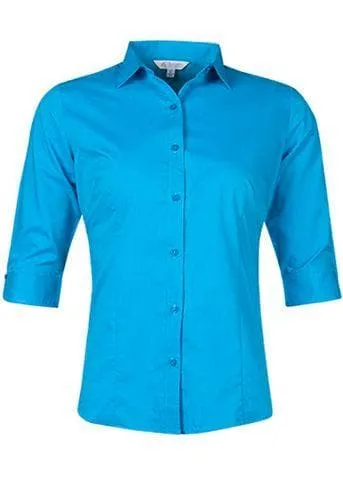 Aussie Pacific Ladies 3/4 Sleeve Shirt 2903T