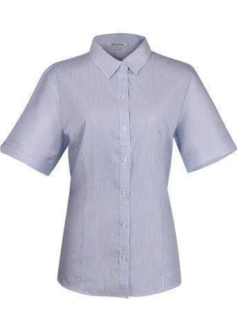 Aussie Pacific Ladies Henley Short Sleeve Shirt 2900S