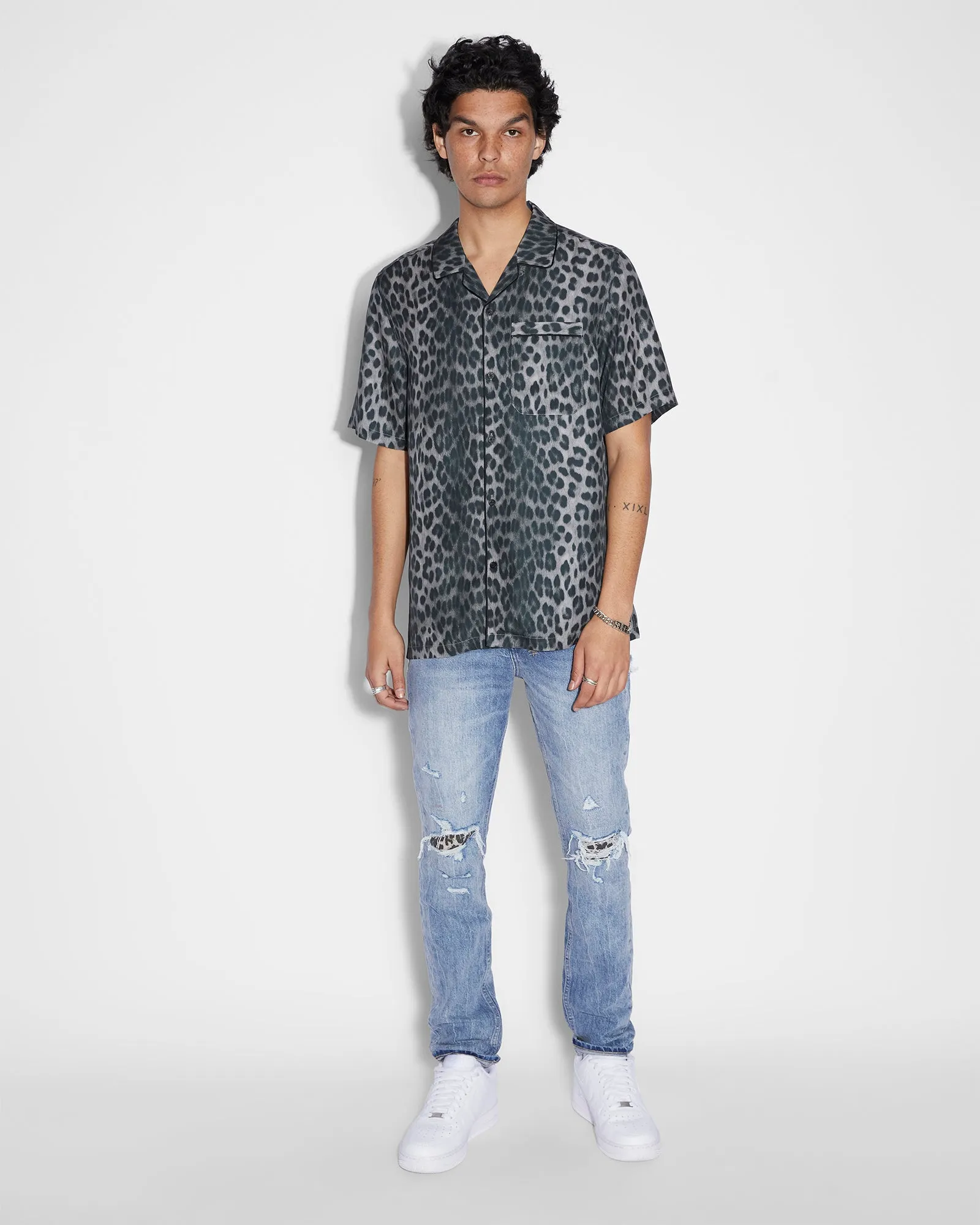 BIG KAT RESORT SS SHIRT BLACK