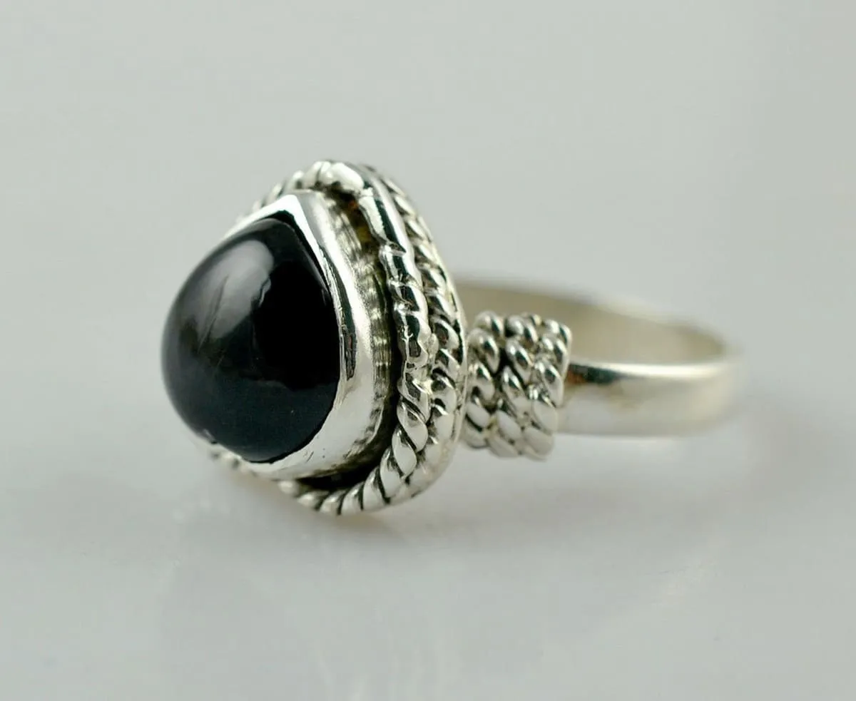 Black Onyx 925 Solid Sterling Silver Handmade Ring