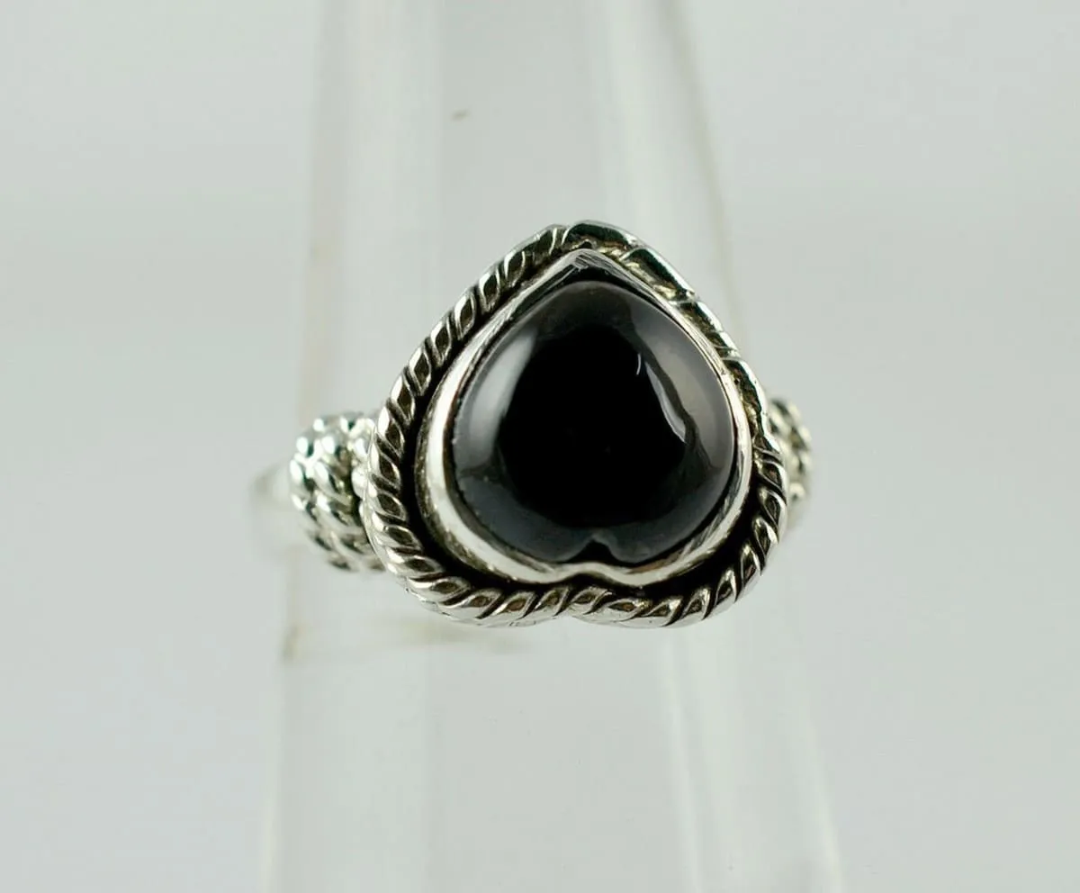 Black Onyx 925 Solid Sterling Silver Handmade Ring