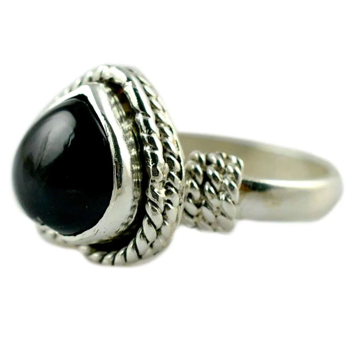 Black Onyx 925 Solid Sterling Silver Handmade Ring