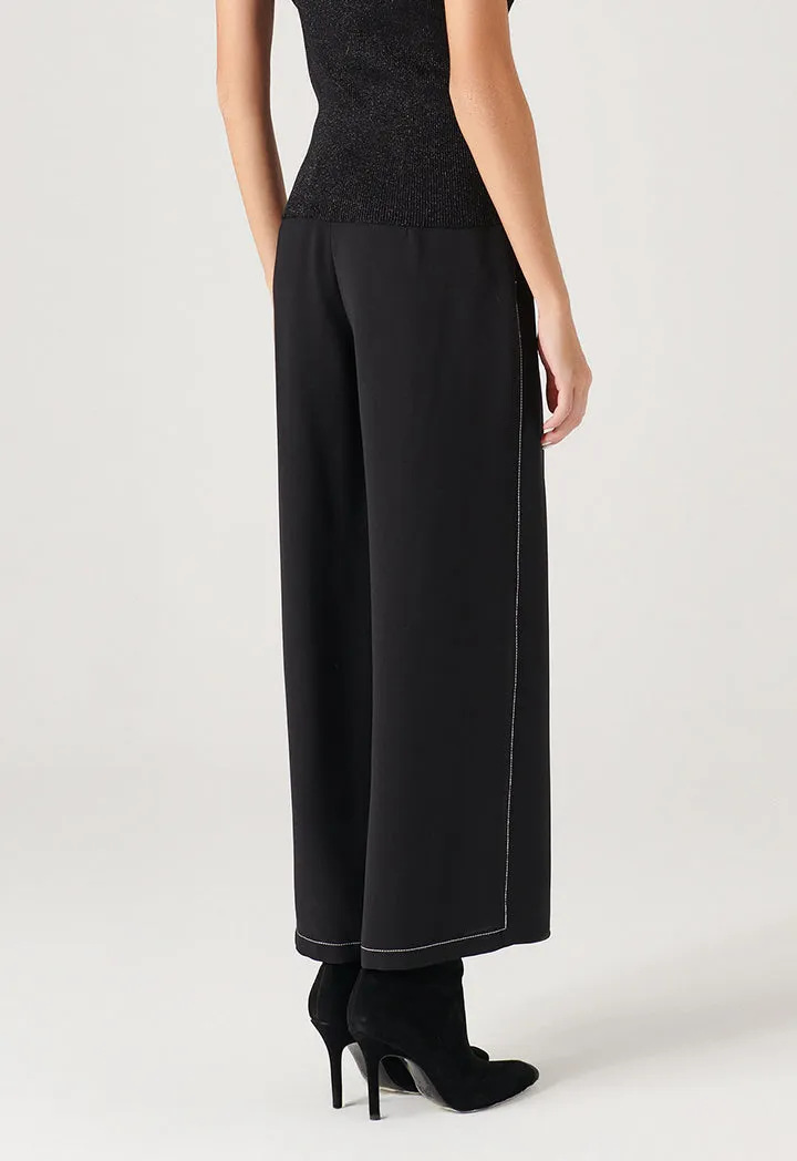 Black Palazzo Trouser