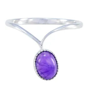 Chocolate-Box Gems Amethyst 925 Sterling Silver Ring Best Selling Shop