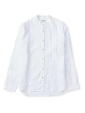 Collarless Ashcroft Shirt Bridford White