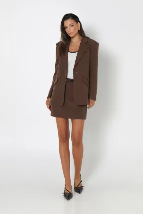 Collins Blazer | Choc