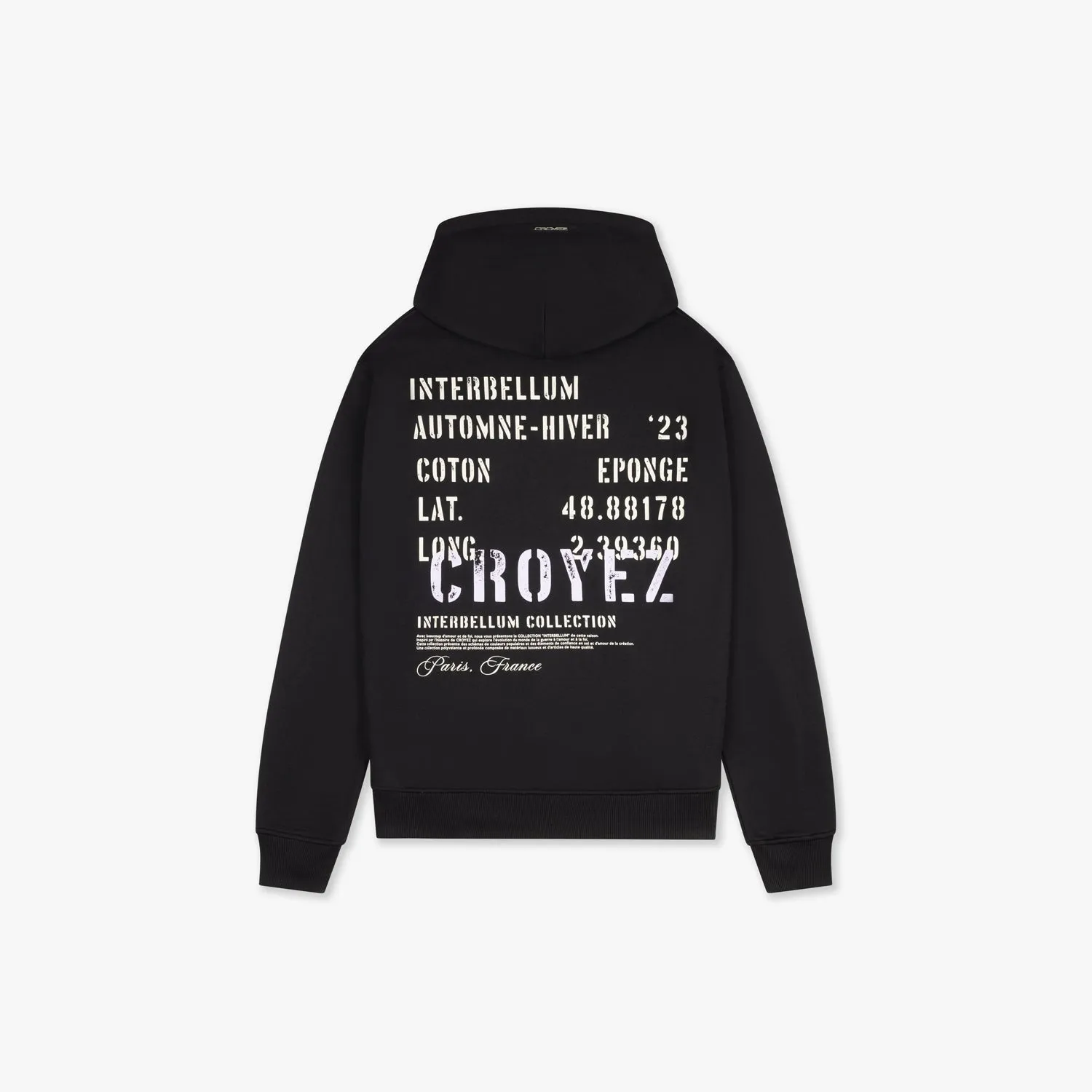 CROYEZ INTERBELLUM HOODIE - BLACK/PURPLE