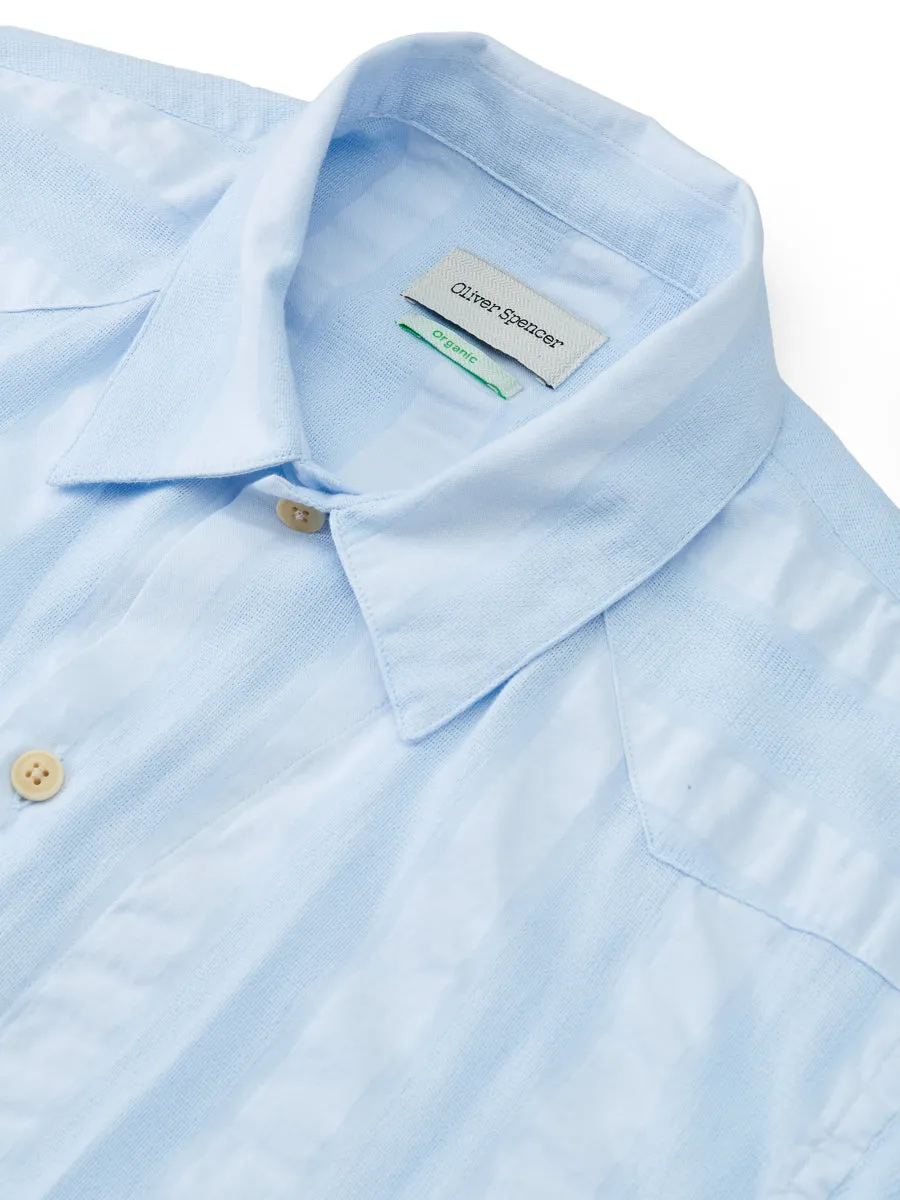 Cuban Short Sleeve Shirt Yardley Sky Blue