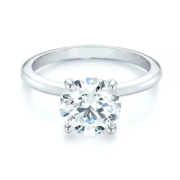 Custom Solitaire Diamond Engagement Ring [Setting Only] - EC070