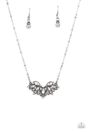 Deluxe Diadem - Black Necklace