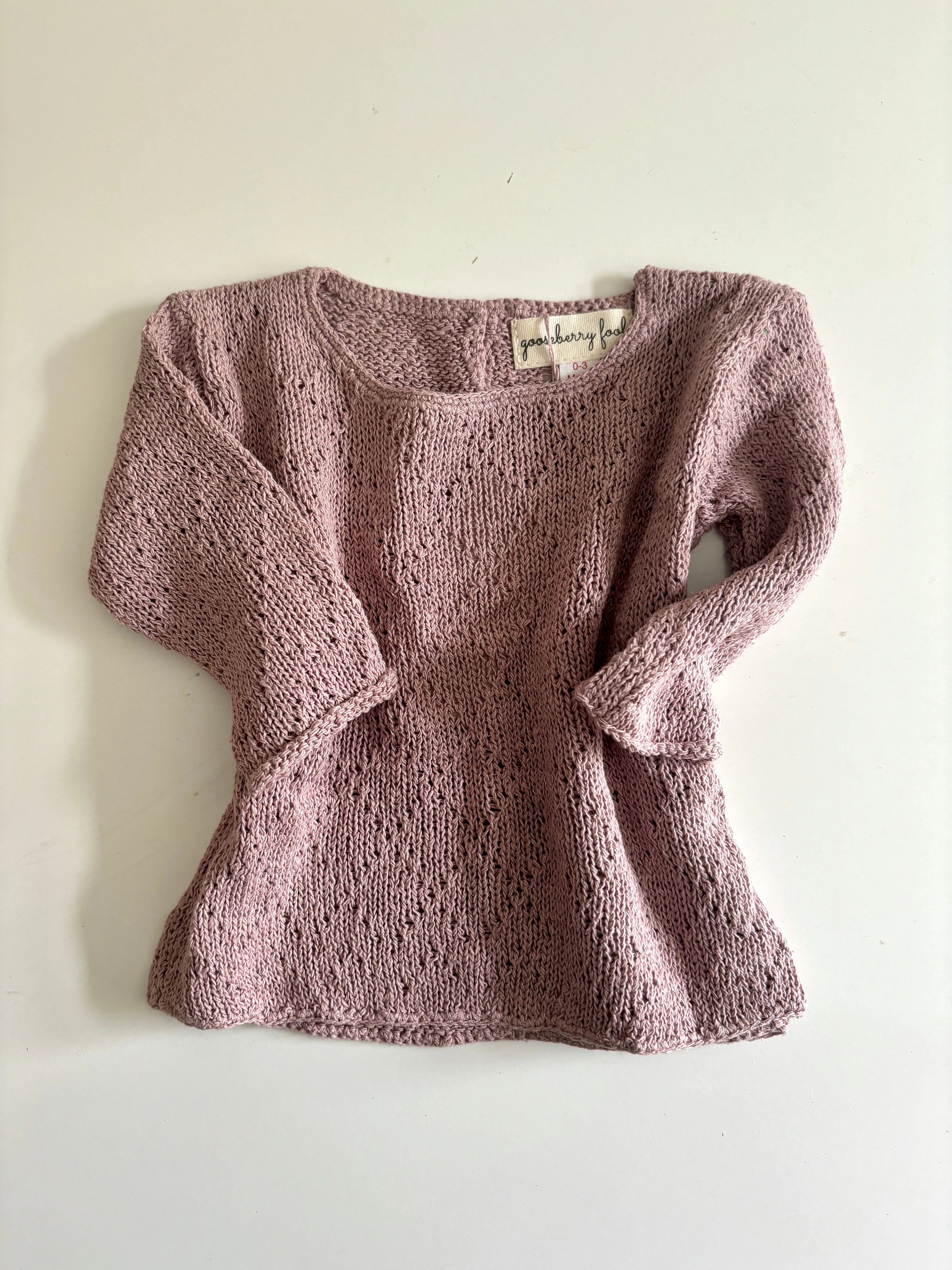 Diamond knit jumper