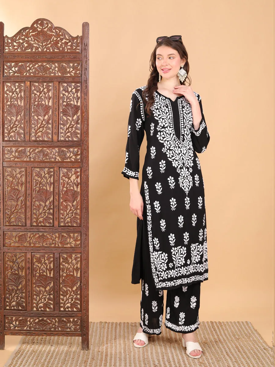 Dua Modal Premium Chikankari Kurti Set