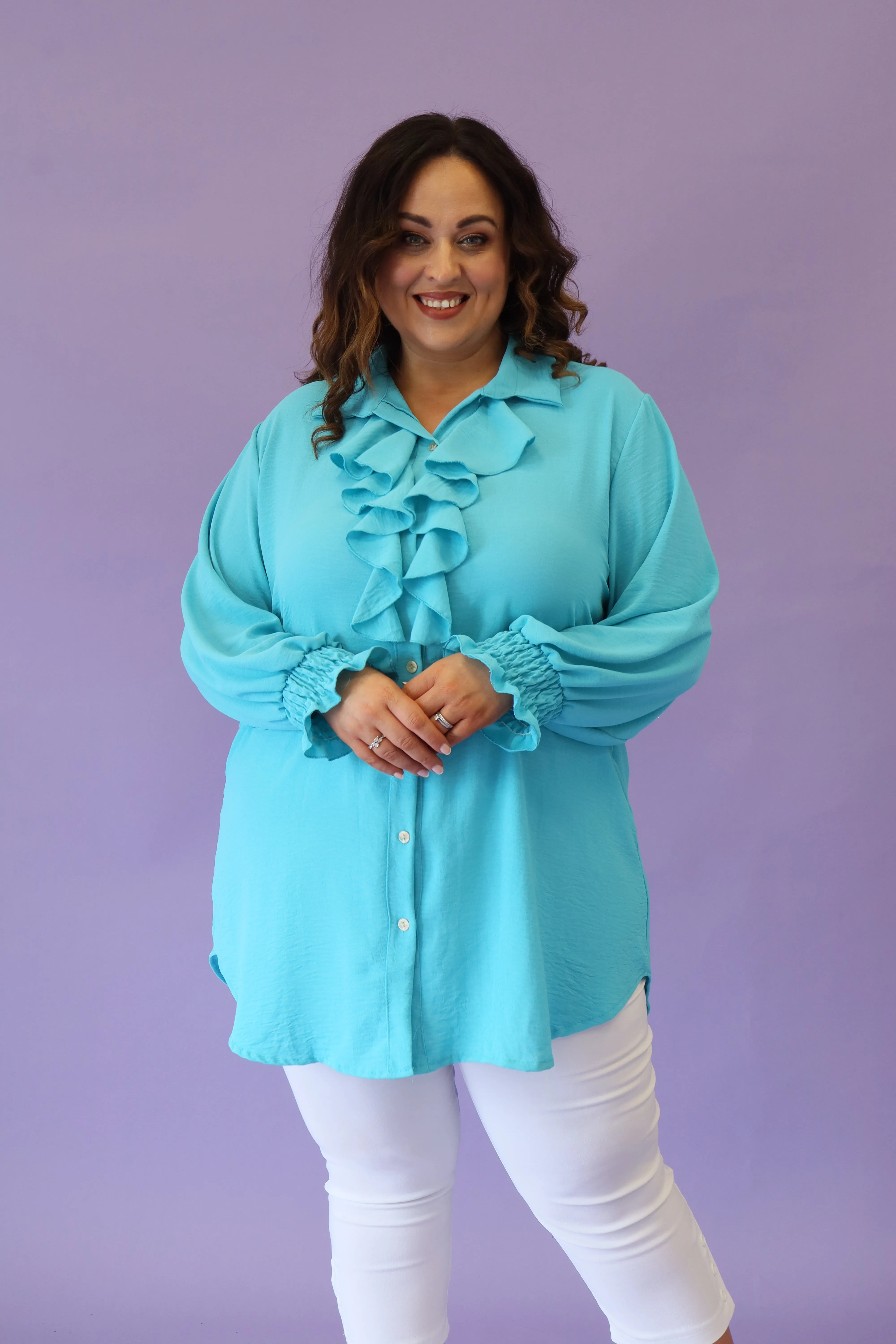 Edie Blouse in Blue