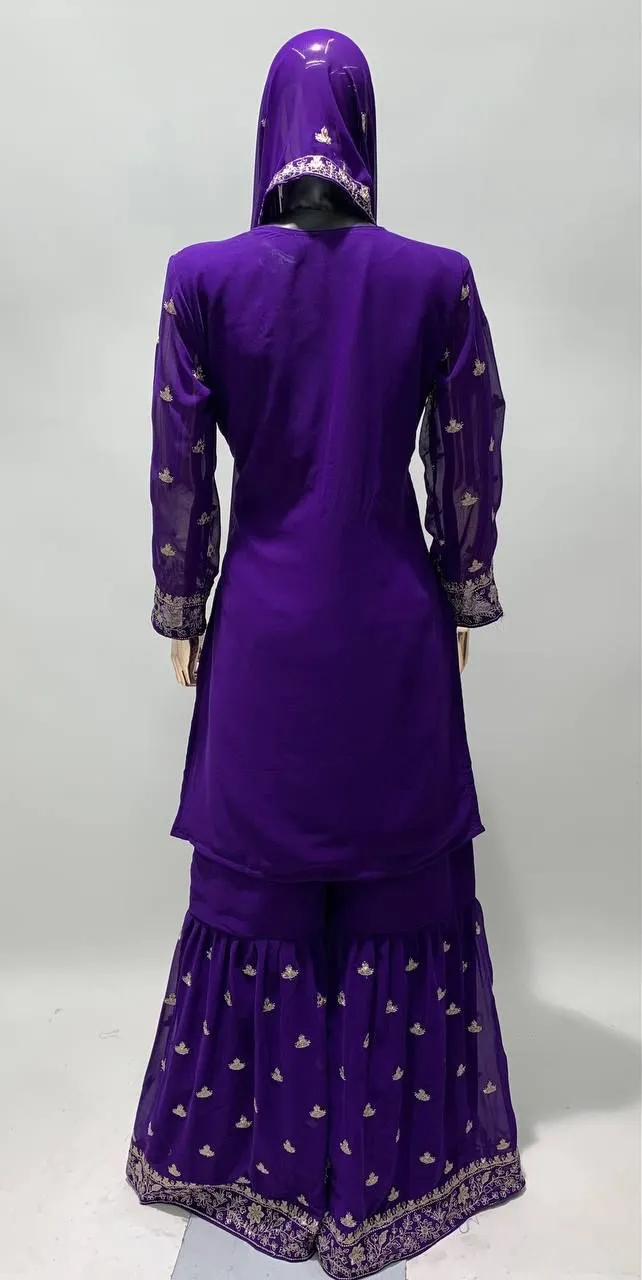 Embroidery Party wear Women's Suit