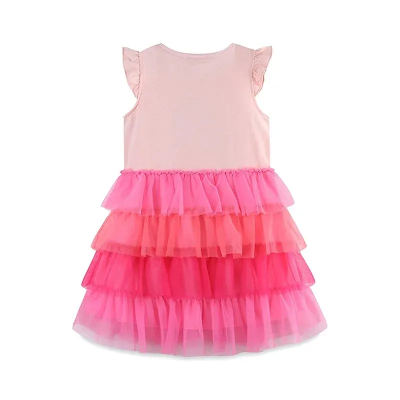 FLAMINGO Layered Tulle Dress