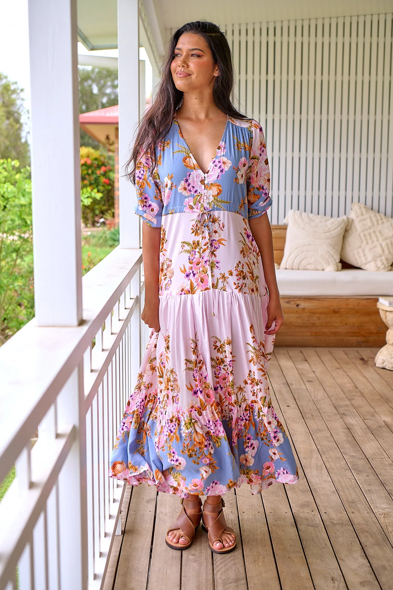 Georgie Maxi - Pink/Blue