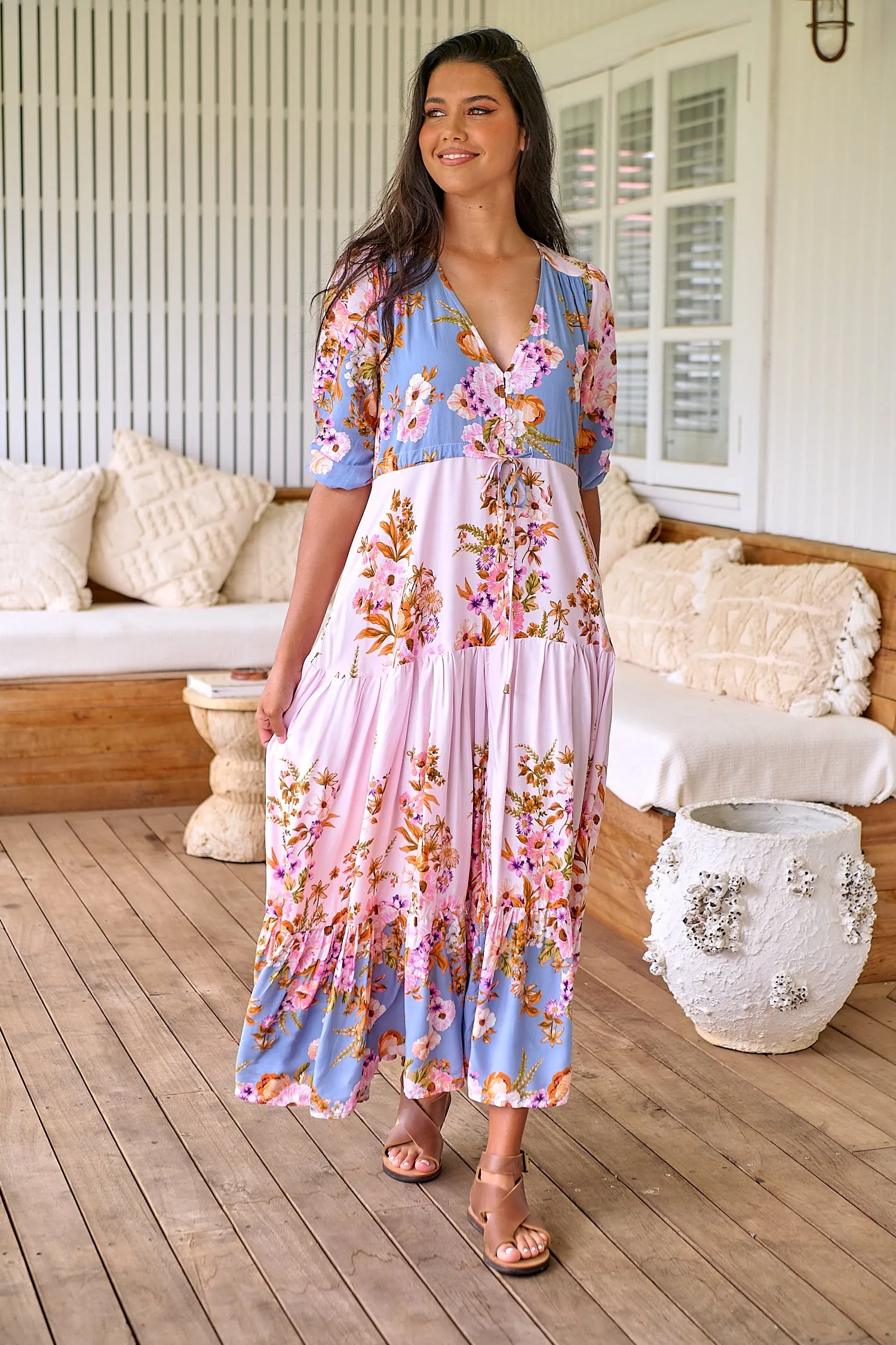 Georgie Maxi - Pink/Blue