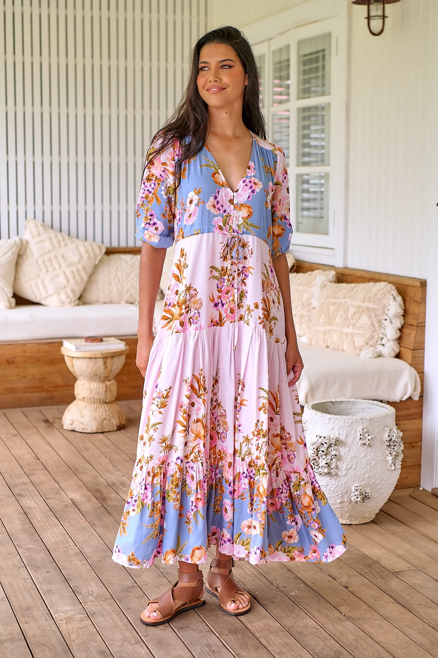 Georgie Maxi - Pink/Blue