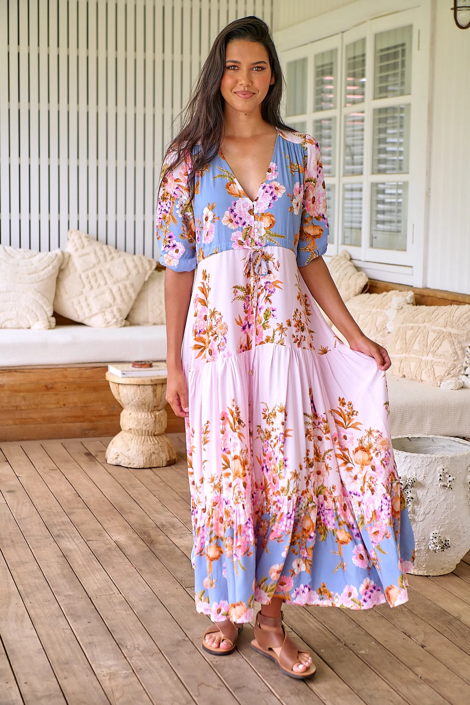 Georgie Maxi - Pink/Blue