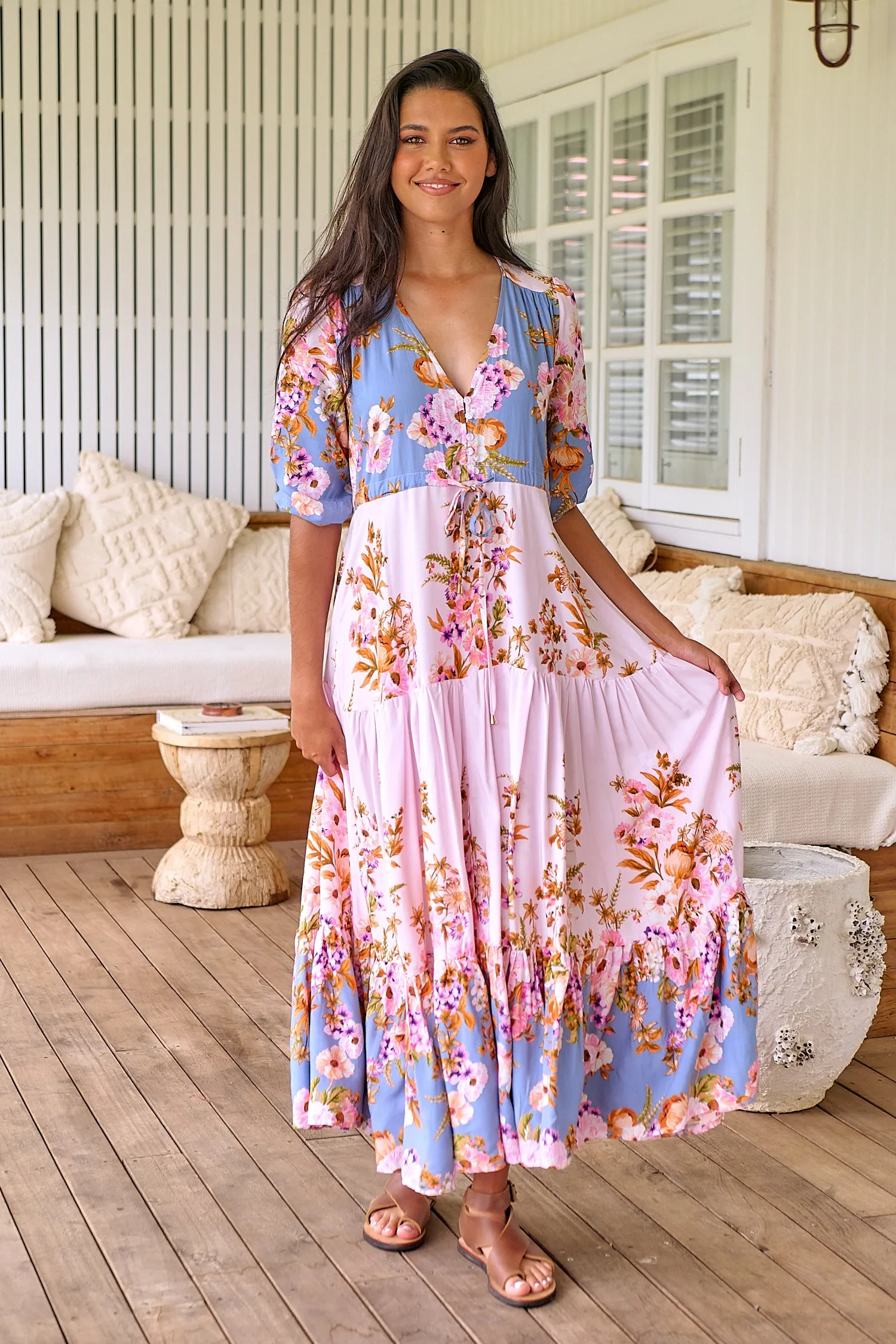 Georgie Maxi - Pink/Blue