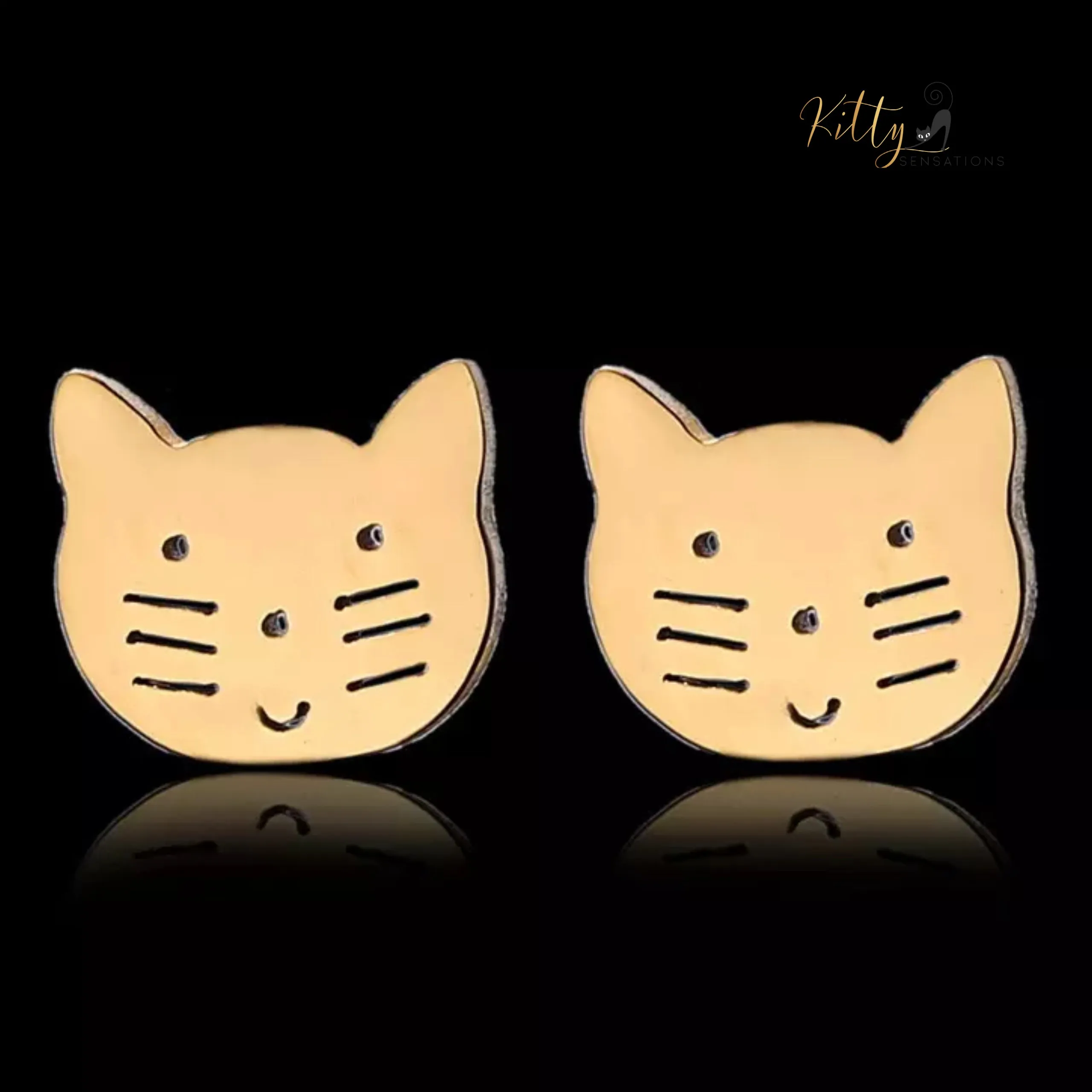 Happy Cat Gold Set (Gold Plated)