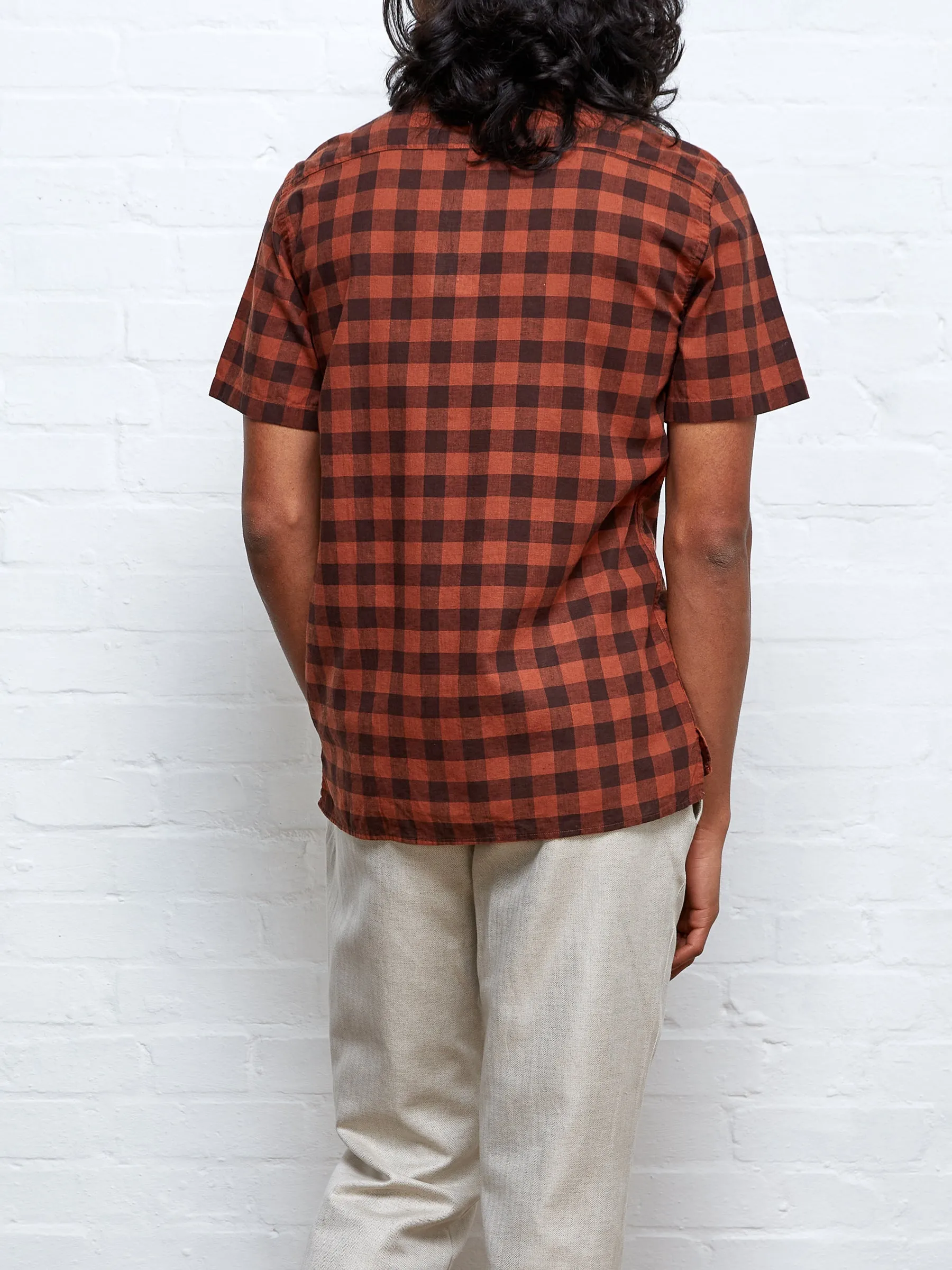 Havana Short Sleeve Shirt Marler Orange