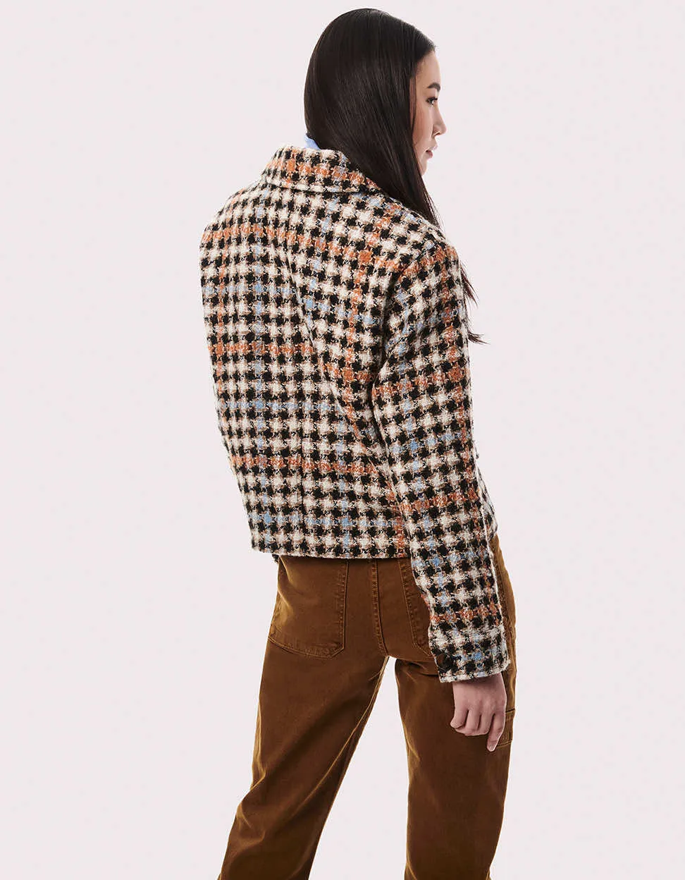 Hayden Houndstooth Wool Jacket