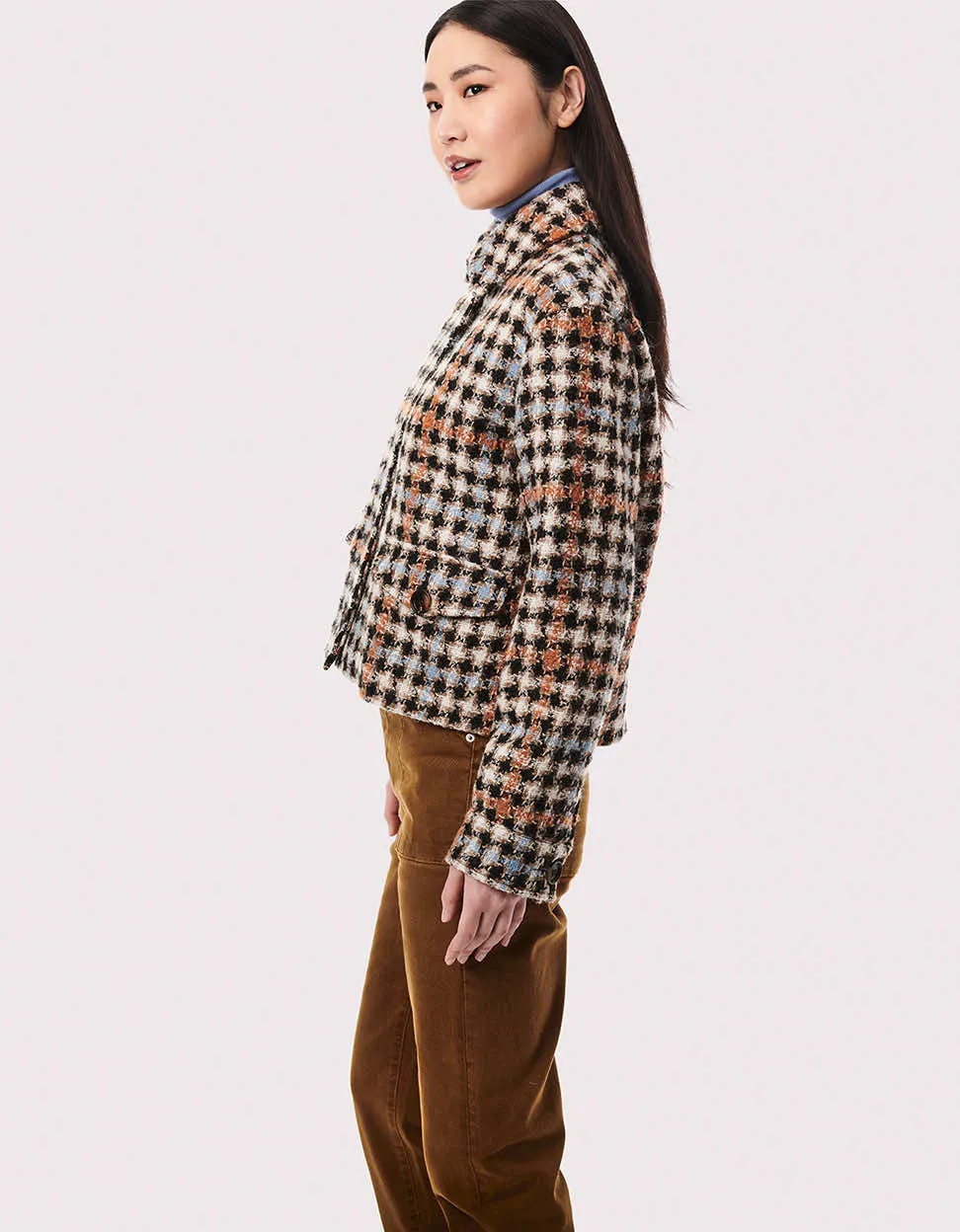 Hayden Houndstooth Wool Jacket