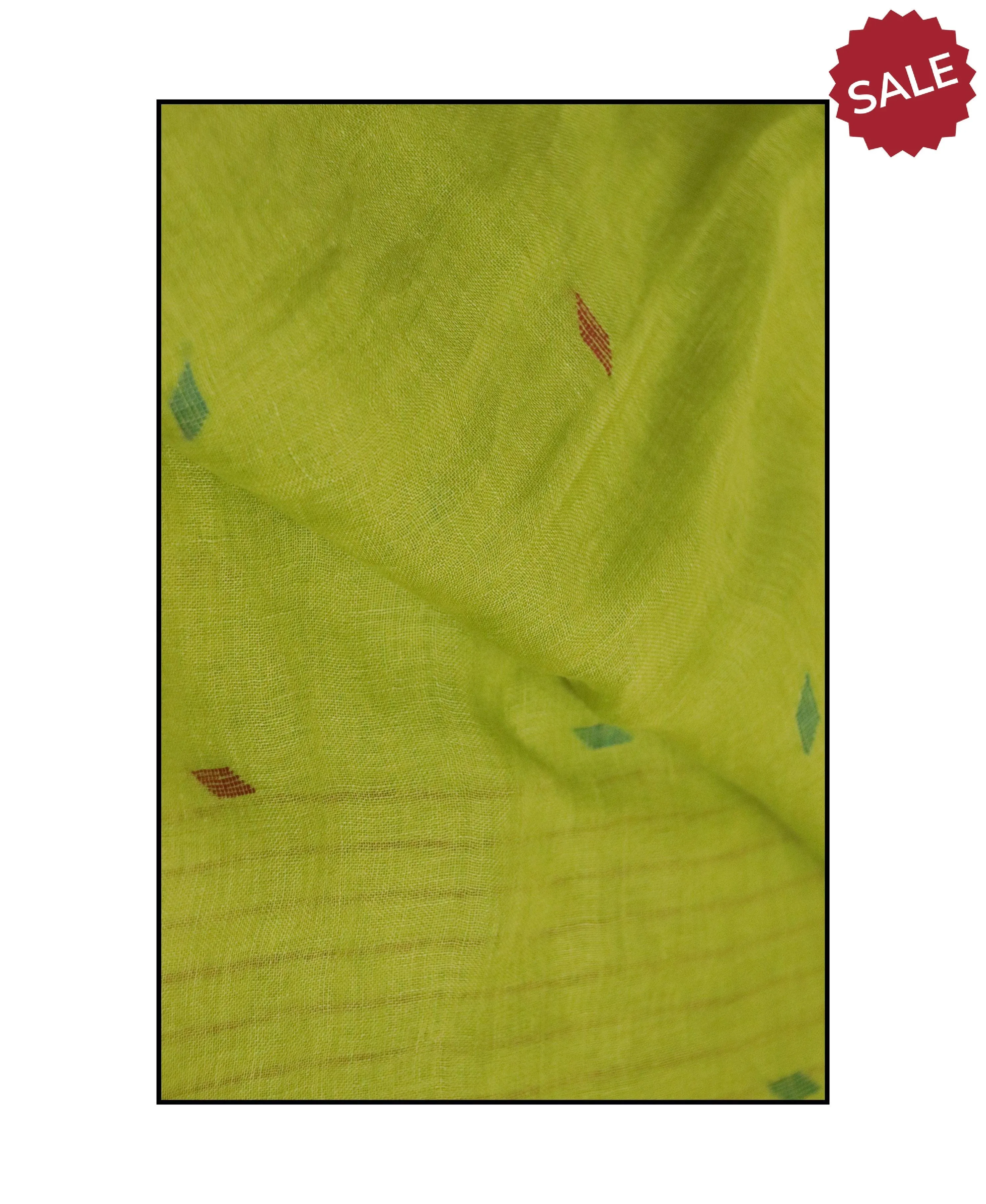 Kaisori Ekaya Harita Linen Jamdani saree