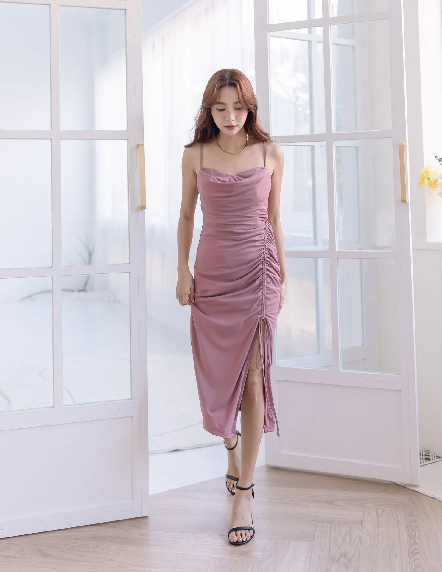 Louella Dress in Mauve