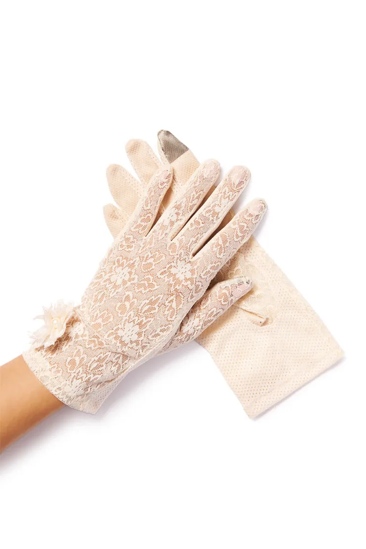 Lulu Pearl & Daisy Sheer Summer Gloves