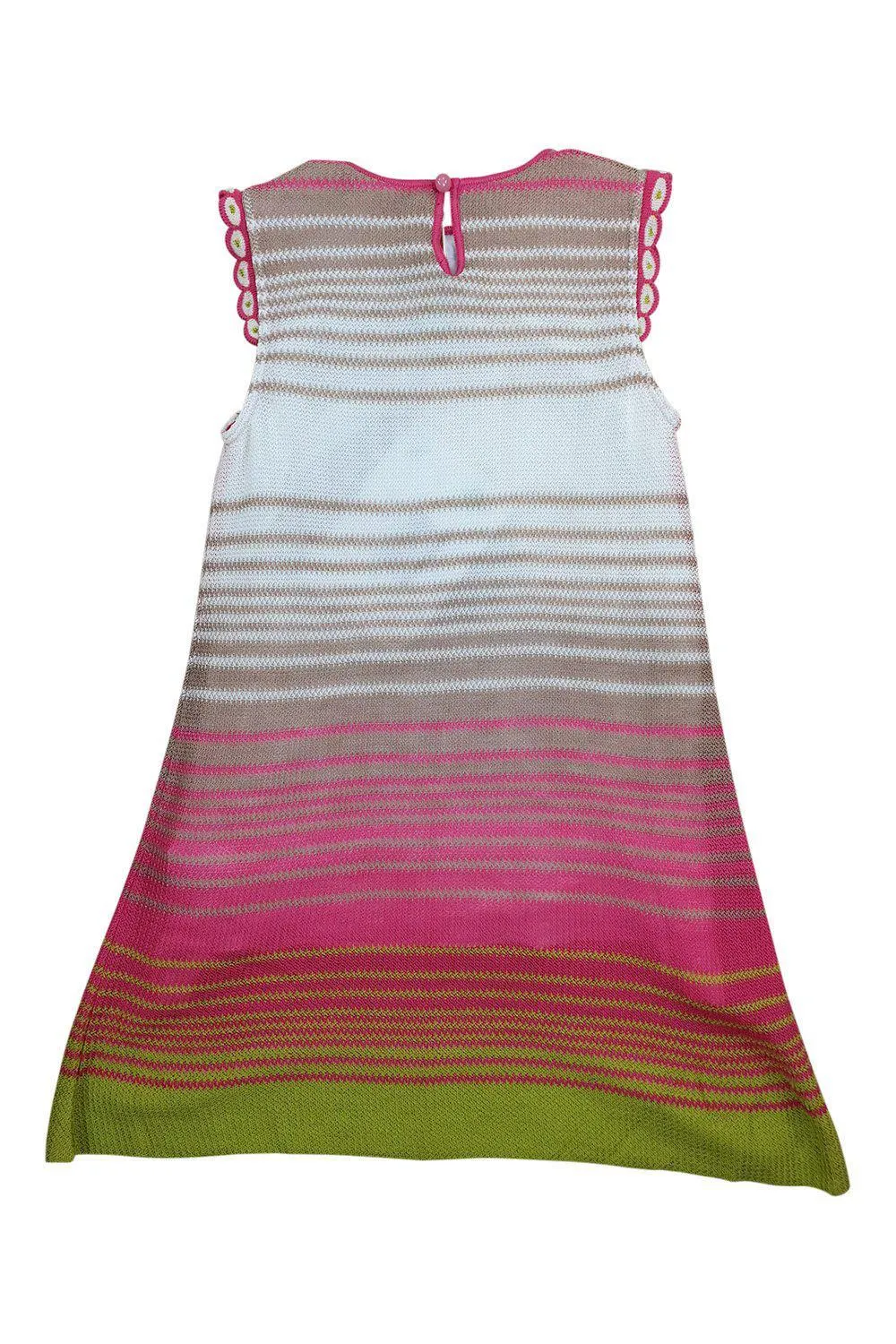 MISSONI KIDS Girl's Wool Blend Sleeveless Knitted A-Line Dress (4)