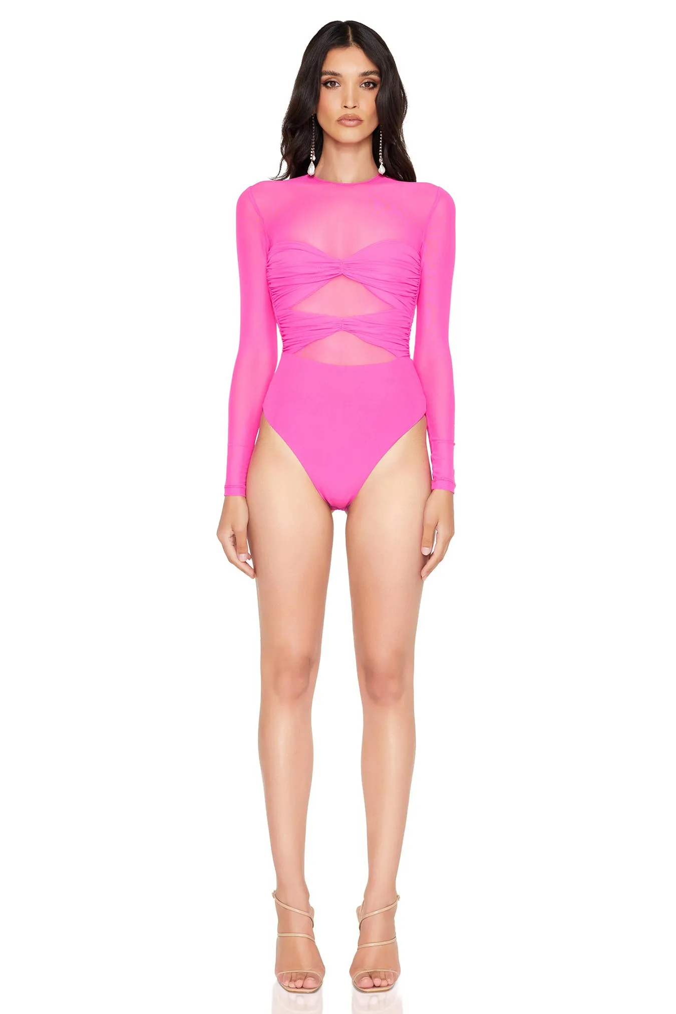 Nookie Intrigue Bodysuit - Candy