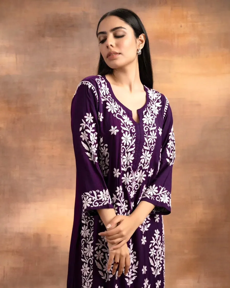 Noorie Premium Straight Chikankari Kurti