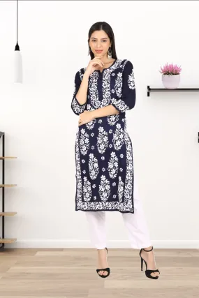 Noorie Premium Straight Chikankari Kurti