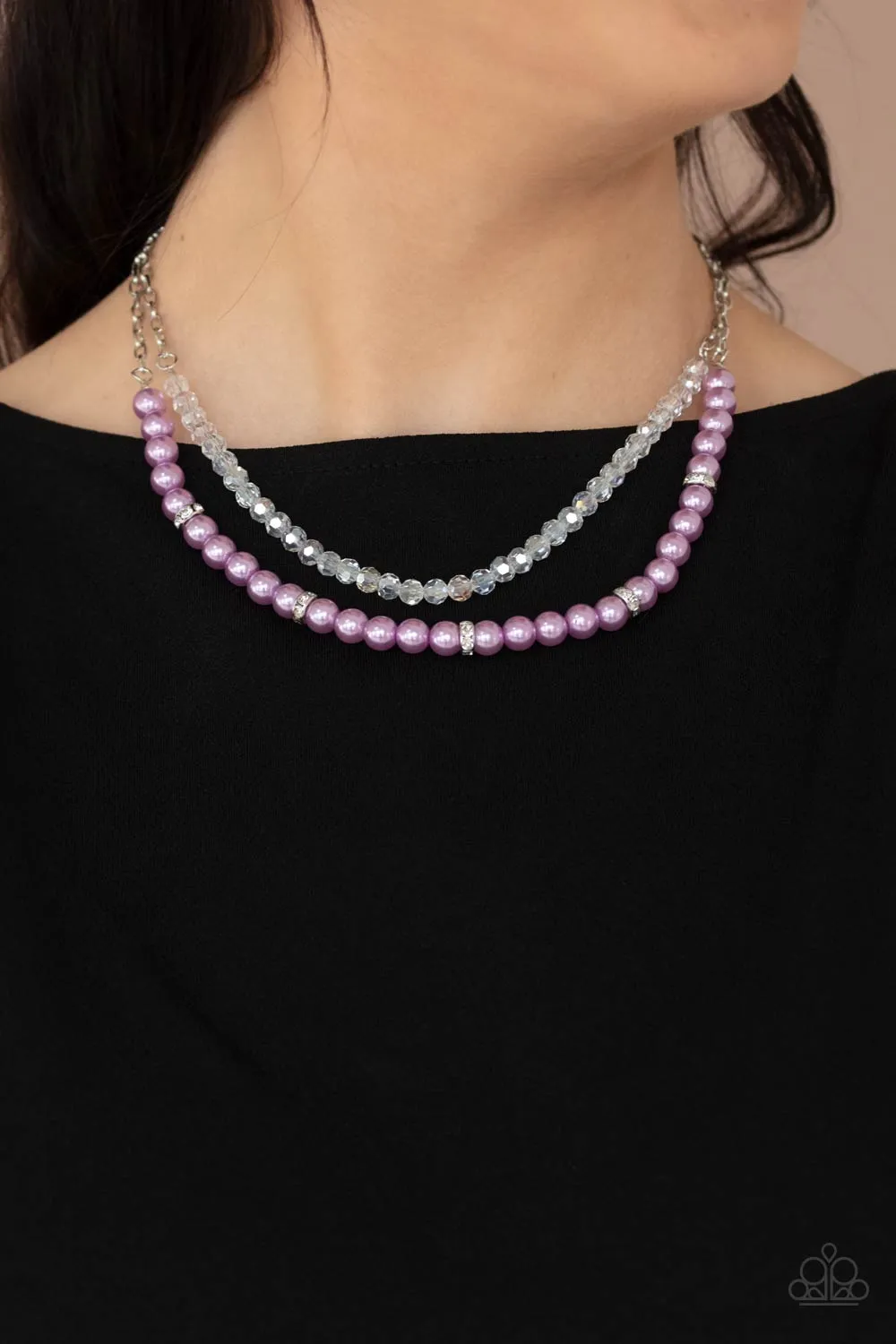 Paparazzi Parisian Princess - Purple Necklace