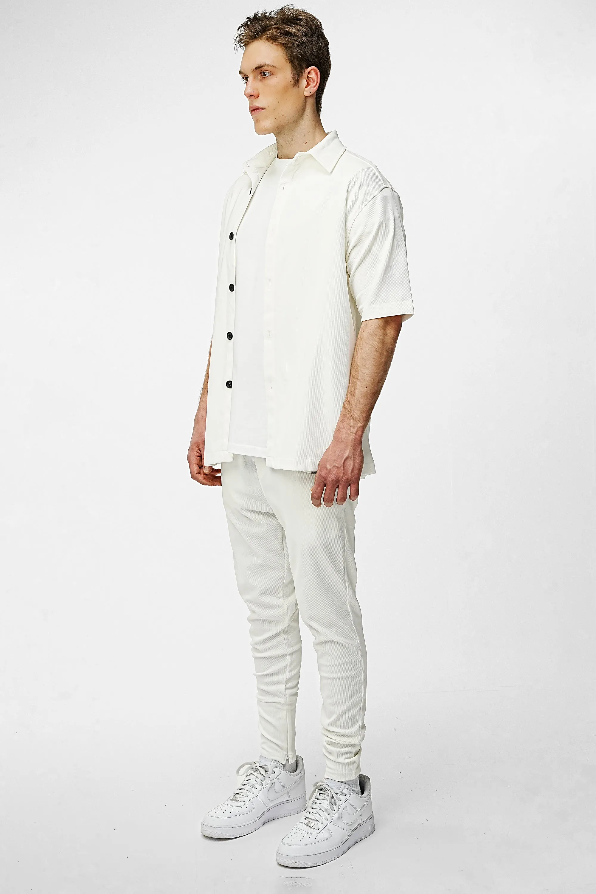 Premium Cords Summer Twinset - Off-White