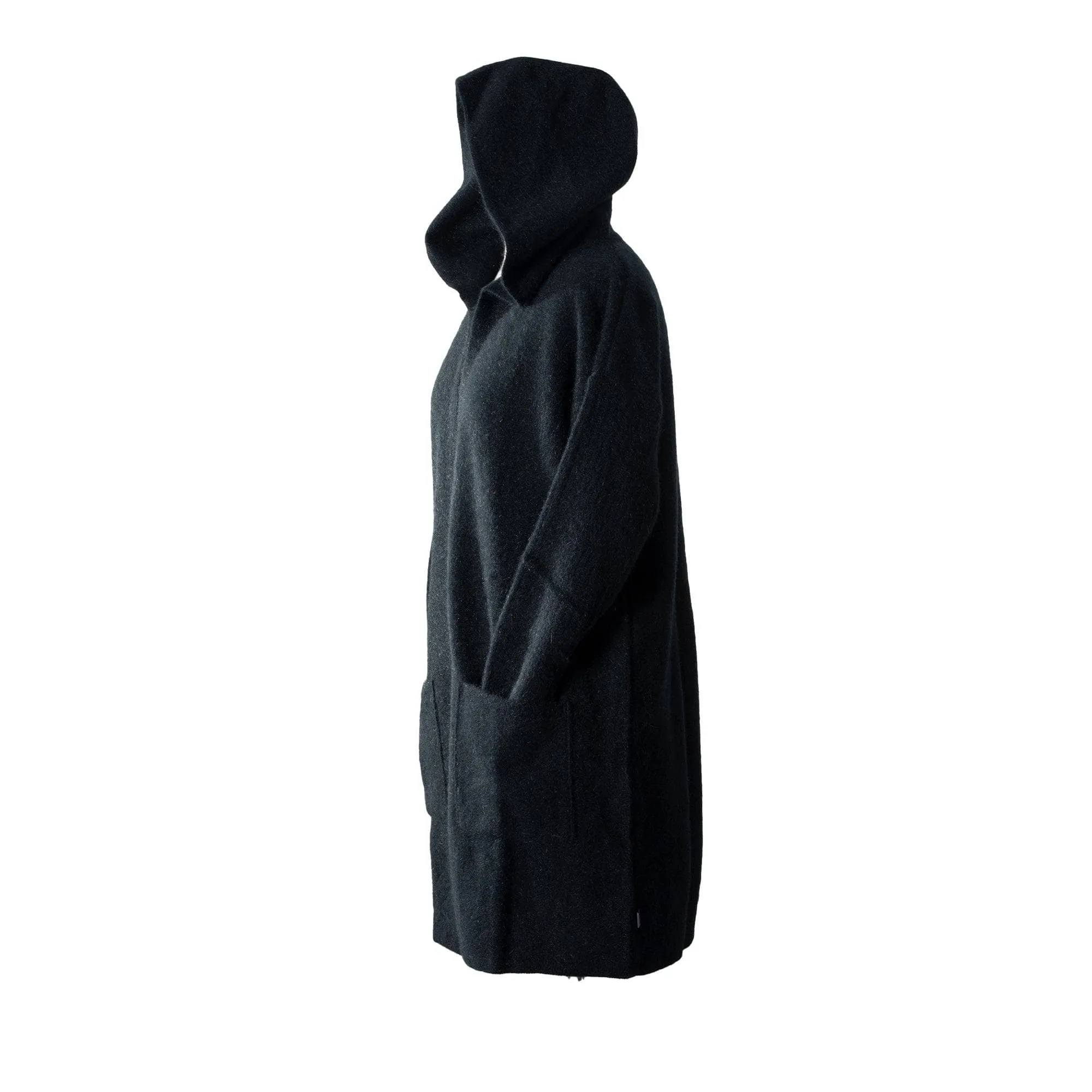 Premium Possum and Merino Wool- Hooded Longline Cardigan