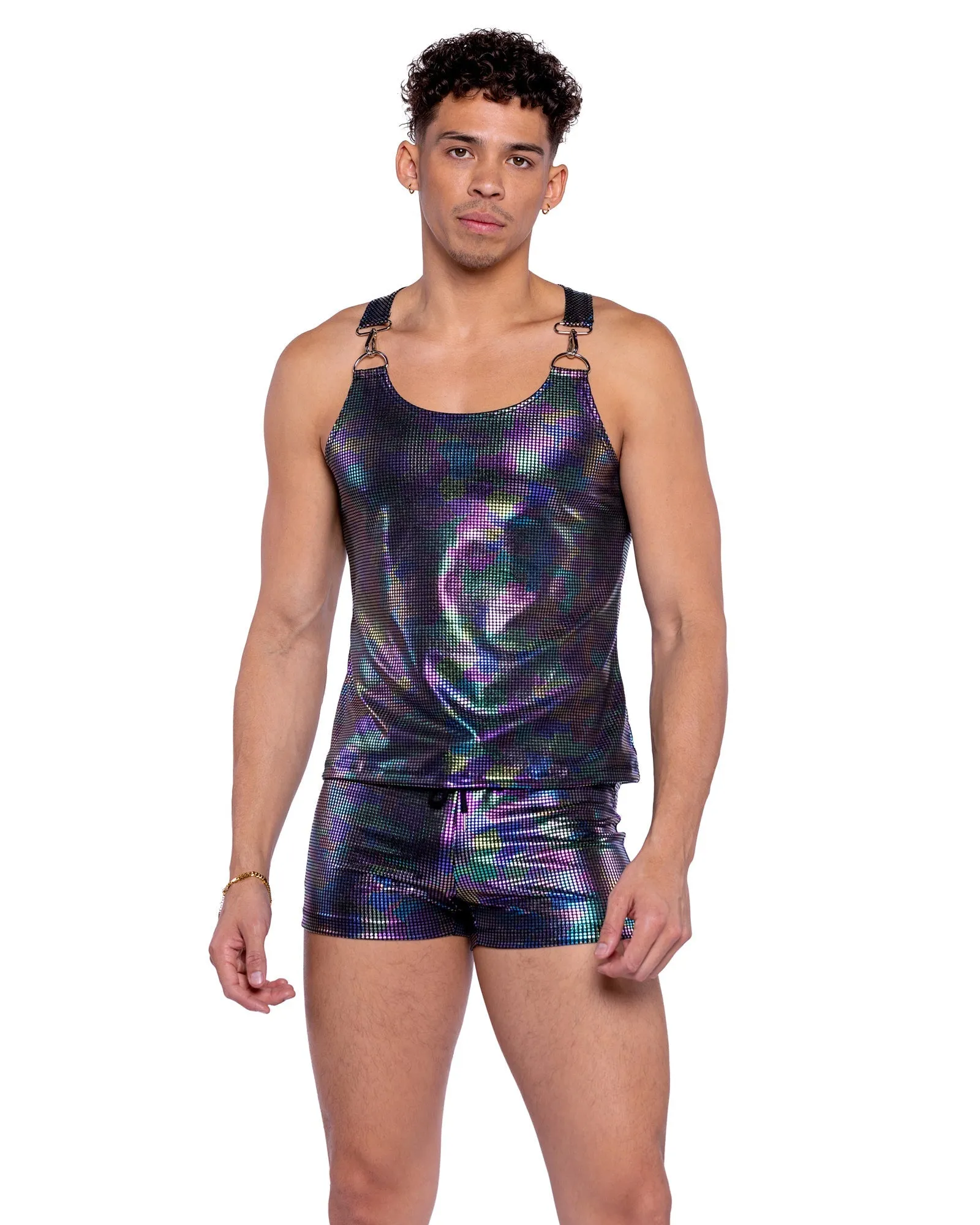 Rainbow Shimmer Camouflage Shorts