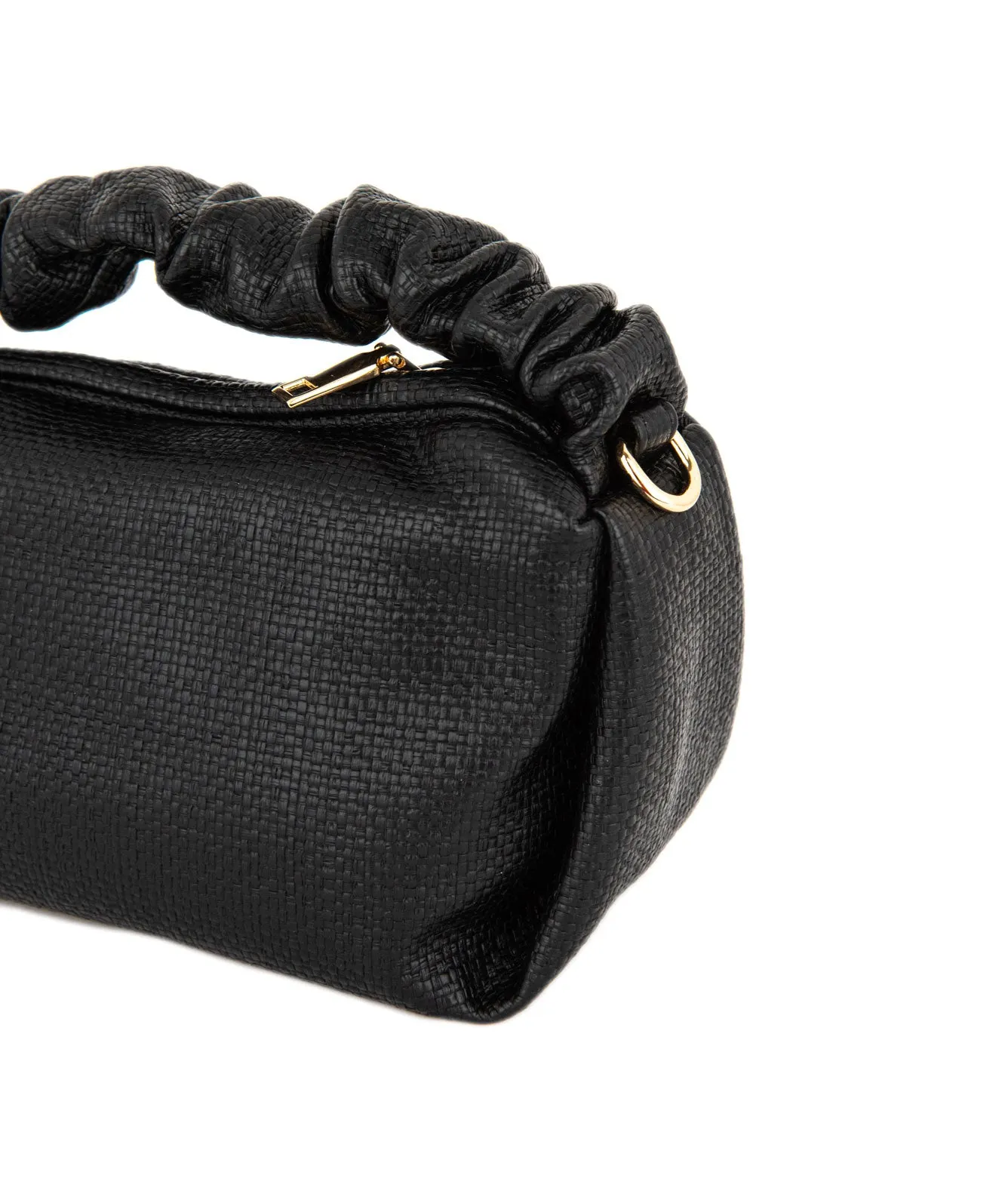 Raquel Scrunch Handle Textured Purse