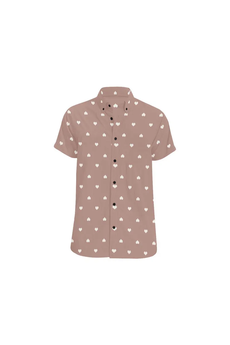 Rising Hearts Men's All Over Print Short Sleeve Shirt