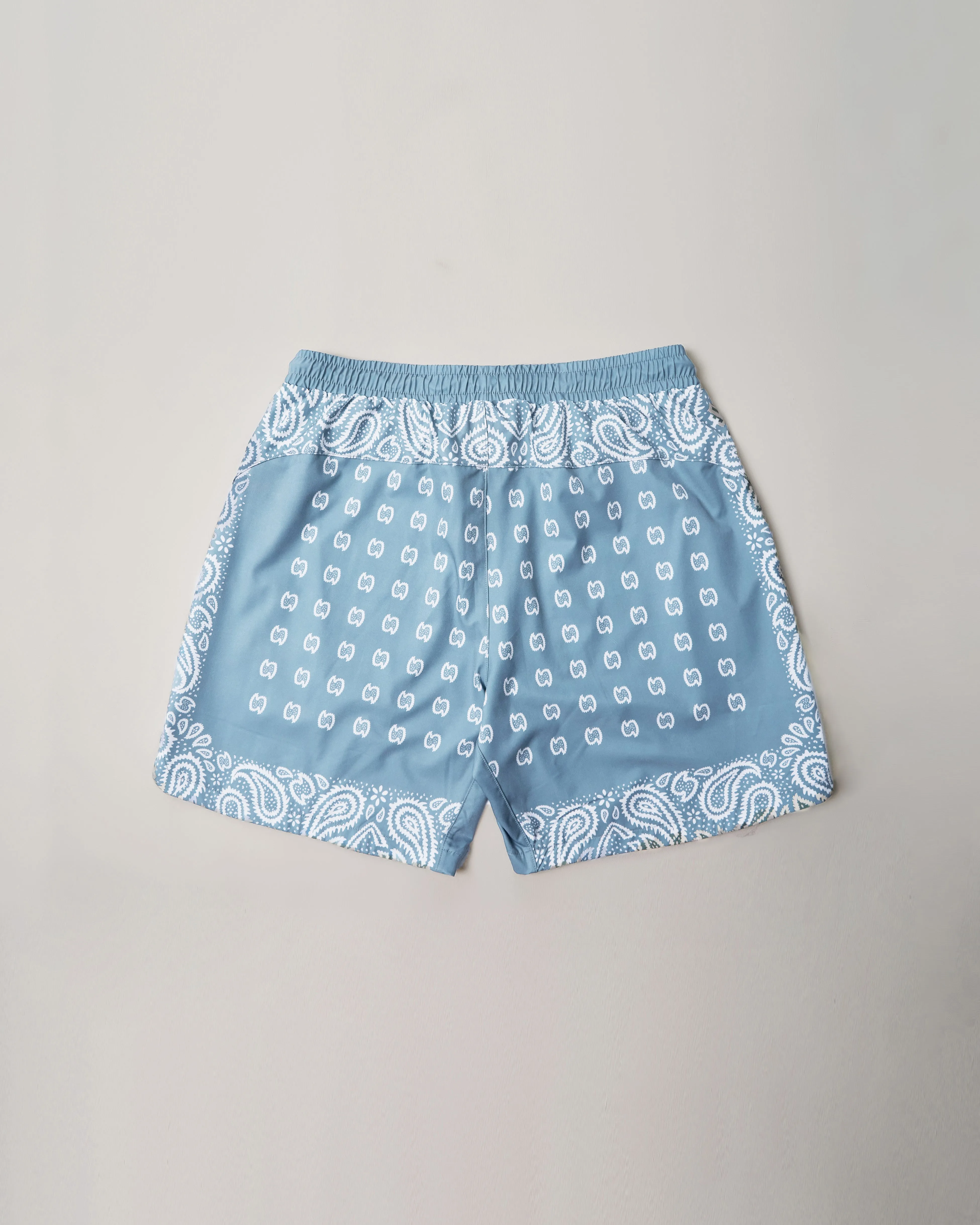 Side Slit Stretch Amoeba Shorts